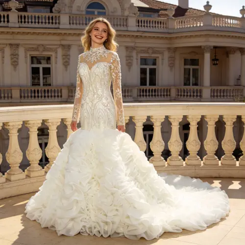 wedding dress factory wholesale custom design (1)